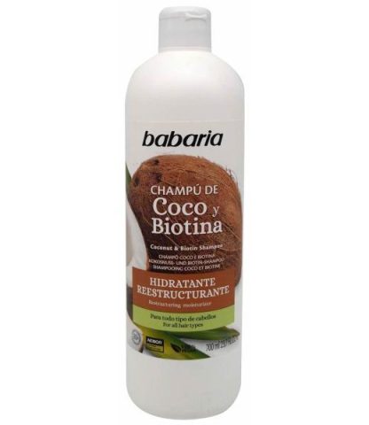 SHAMPOO COCO Y BIOTINA 700 ML BABARIA