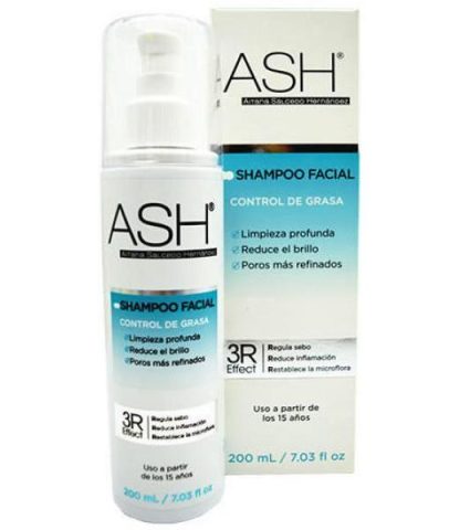 SHAMPOO FACIAL CONTROL DE GRASA 200 ML ASH