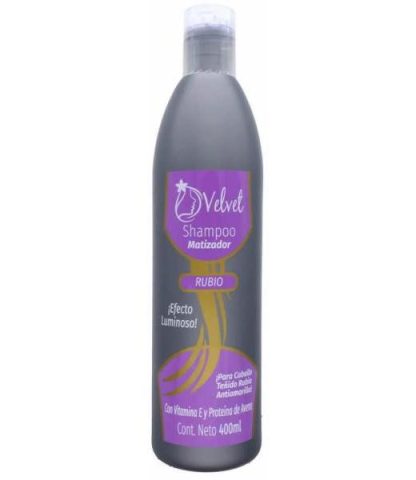 SHAMPOO MATIZADOR RUBIO 400 ML VELVET