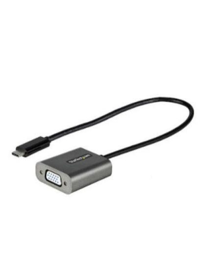 STARTECH  ADAPTADOR USB C MACHO - VGA HEMBRA NEGRO