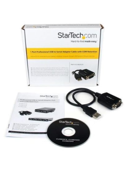 STARTECH  CABLE USB MACHO - DB9 MACHO 42CM - Image 4