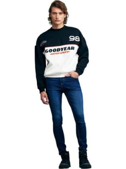 SUDADERA CABALLERO NEGRO GOODYEAR