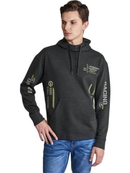 SUDADERA CON CAPUCHA GRIS GOODYEAR - Image 5