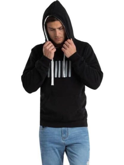 SUDADERA CON GORRO NEGRO JEEP