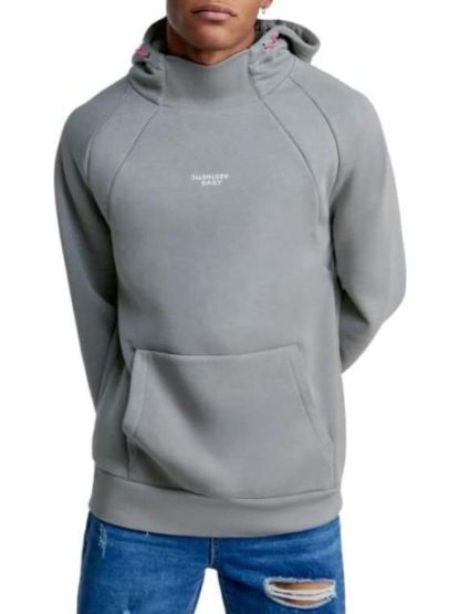 SUDADERA CUELLO ALTO GRIS HARD SODA