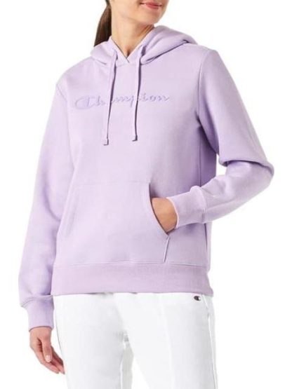 SUDADERA POWERBLEND HOODIE MORADO CHAMPION