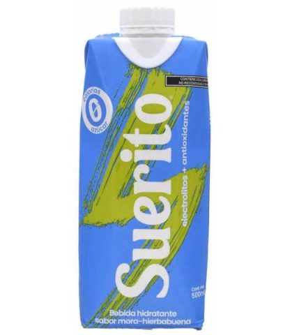 SUERITO 0 AZUCAR MORA HIERBABUENA 500 ML SUERITO