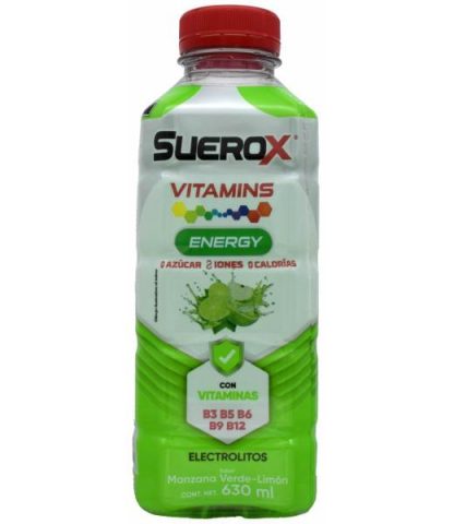 SUEROX ENERGY MANZANA VERDE LIMON 630 ML SUEROX