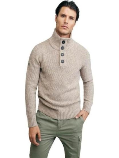 SWEATER LISO BEIGE NEXT CO