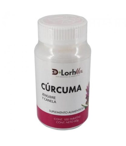 TBS. CURCUMA JENGIBRE Y CANELA. C 100 DLORHMEX