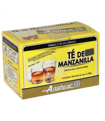 TE MANZANILLA C 30 BOLSAS. ANAHUAC