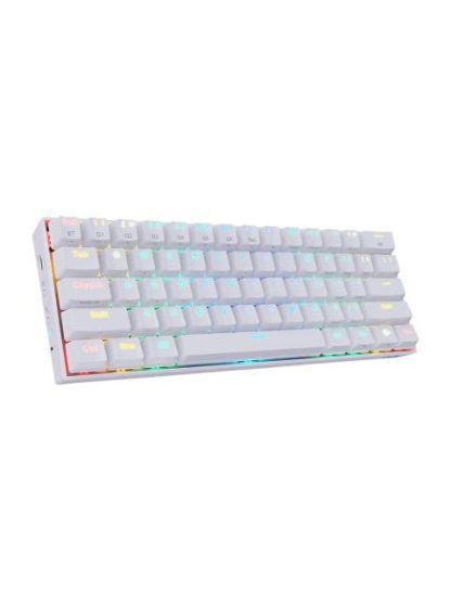 TECLADO MECANICO REDRAGON DRACONIC WHITE INGLES BLANCO RGB - Image 3