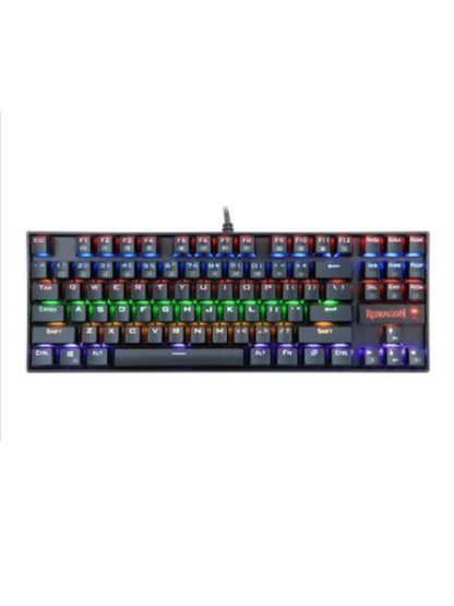 TECLADO MECANICO REDRAGON KUMARA RAINBOW ESPANOL NEGRO RGB