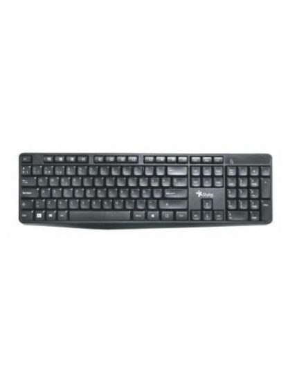 TECLADO STYLOS STPTEC4B INALAMBRICO RF INALAMBRICO + USB NEGRO (ESPANOL)