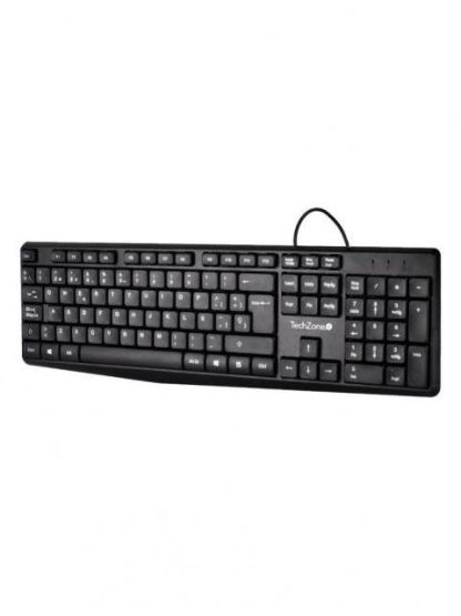 TECLADO TECHZONE GRIMLY ALAMBRICO USB NEGRO (ESPANOL) - Image 2