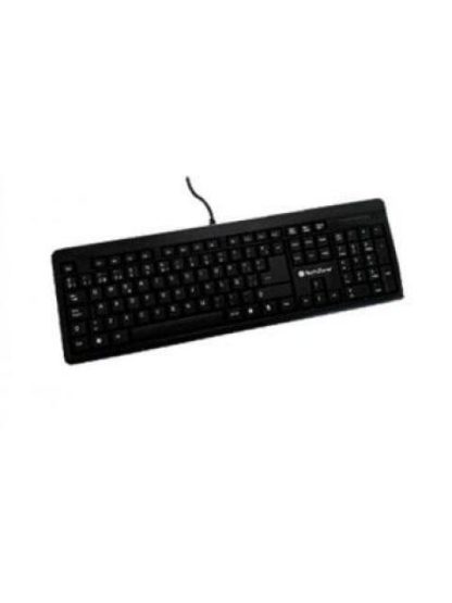 TECLADO TECHZONE TZ16TEC01-ALA ALAMBRICO USB NEGRO (ESPANOL)