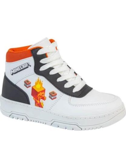 TENIS BOTA ESCOLAR BLANCO MINECRAFT - Image 2