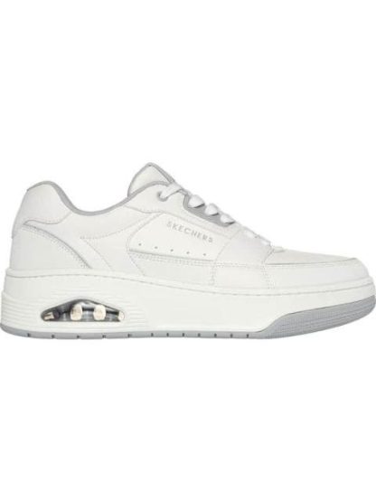 TENIS CASUAL BOBS SQUAD CHAOS BLANCO SKECHERS1