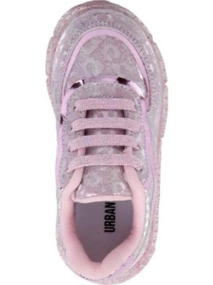 TENIS CASUAL CHOCLO GLITER LUCES ROSA URBAN SHOES - Image 3