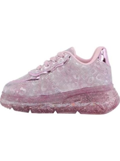 TENIS CASUAL CHOCLO GLITER LUCES ROSA URBAN SHOES - Image 5