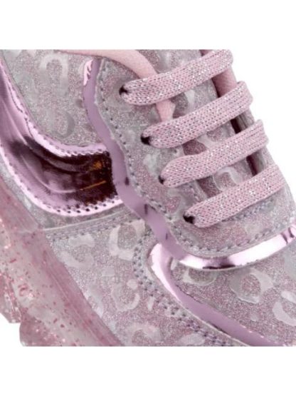 TENIS CASUAL CHOCLO GLITER LUCES ROSA URBAN SHOES - Image 6