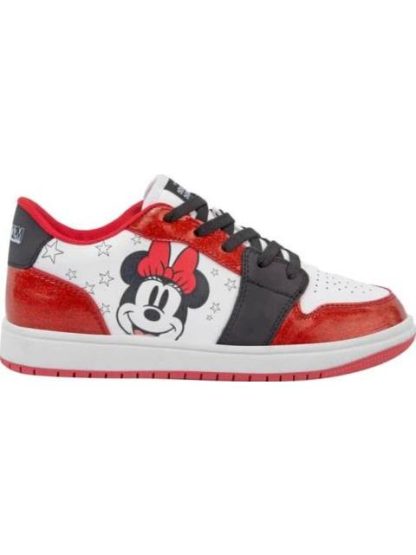 TENIS CASUAL CHOCLO MINNIE MOUSE ROJO MINNIE MOUSE