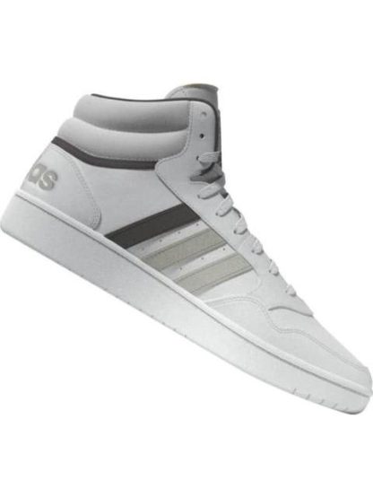 TENIS CASUAL HOOPS 3.0 MID BLANCO ADIDAS