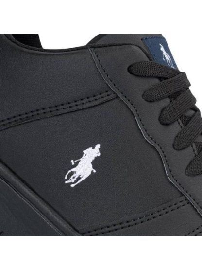 TENIS CASUAL CLASICO BLANCO/NEGRO HPC POLO - Image 6