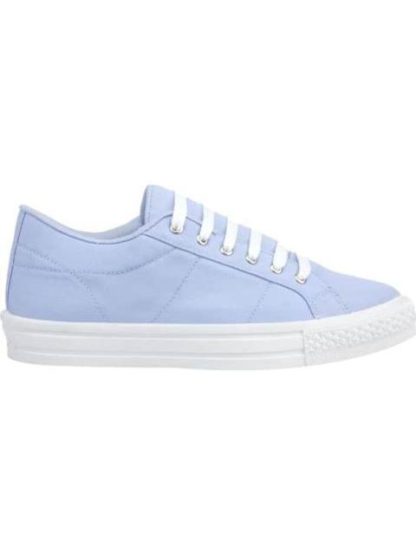 TENIS URBANO LONA VULCANIZADO AZUL CELESTE URBAN SHOES