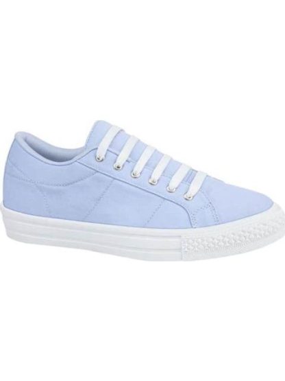 TENIS URBANO LONA VULCANIZADO AZUL CELESTE URBAN SHOES - Image 2