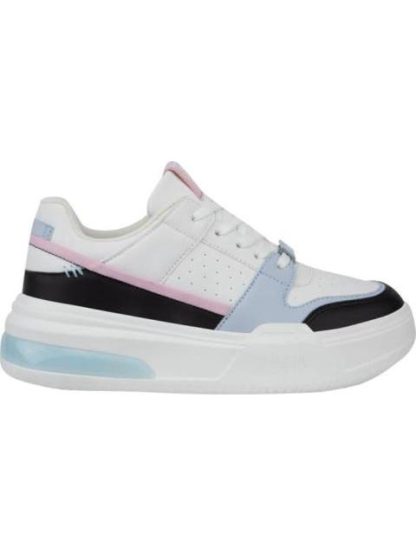 TENIS URBANO PLATAFORMA MODA BLANCO THALIA SODI