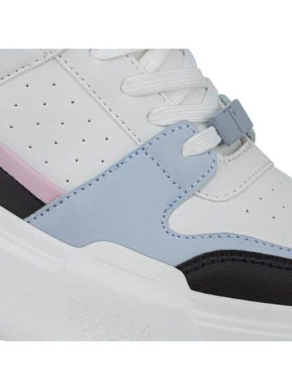 TENIS URBANO PLATAFORMA MODA BLANCO THALIA SODI - Image 6