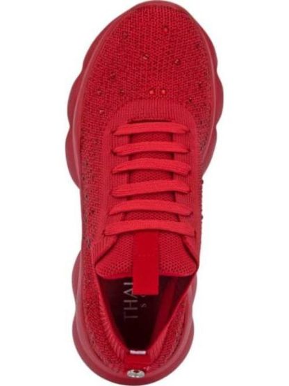 TENIS URBANO CON BRILLOS ROJO THALIA SODI - Image 3