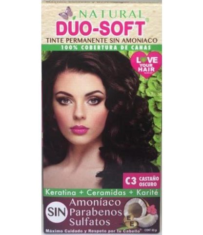 TINTE CASTAÑO OSCURO 60 G NATURAL DUO-SOFT