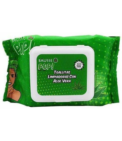 TOALLITA DESMAQUILLANTE ALOE VERA 30 PZAS BAUSSE POP