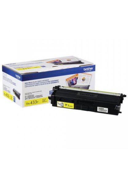 TONER BROTHER TN-433Y ALTO RENDIMIENTO AMARILLO 4000 PAGINAS - Image 2