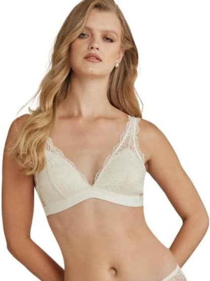 TOP BRALETTE MARFIL LOVE TO LOUNGE