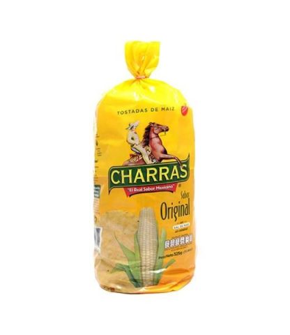 TOSTADAS CHARRAS ONDULADAS PAQUETE 300 GR