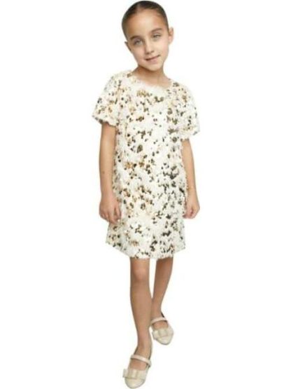 VESTIDO LENTEJUELAS MARFIL HOLLY LAND KIDS