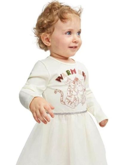 VESTIDO TODDLER BEBA BEIGE WINNIE THE POOH - Image 3