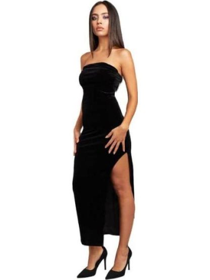 VESTIDO VELOUR NEGRO HOLLY LAND PREMIUM - Image 5