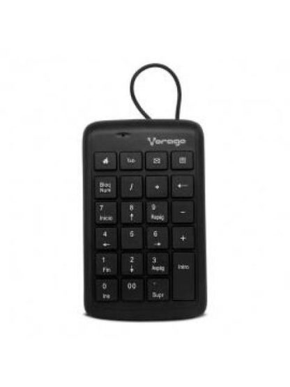 VORAGO TECLADO NUMERICO KB-105 ALAMBRICO USB NEGRO