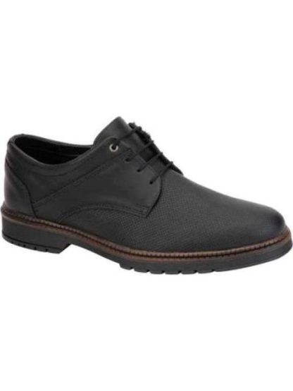 ZAPATO CASUAL AGUJETA NEGRO UOMO DI FERRO