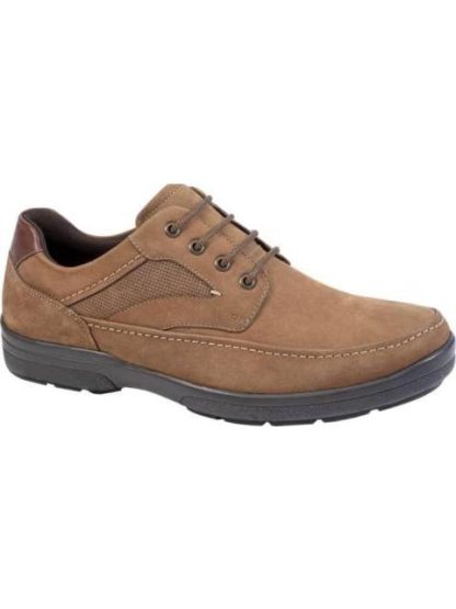 ZAPATO DERBY DE PIEL TAUPE CALZADO PAZSTOR - Image 2