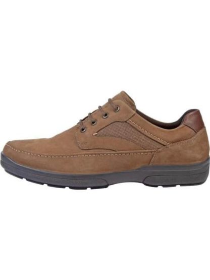 ZAPATO DERBY DE PIEL TAUPE CALZADO PAZSTOR - Image 5